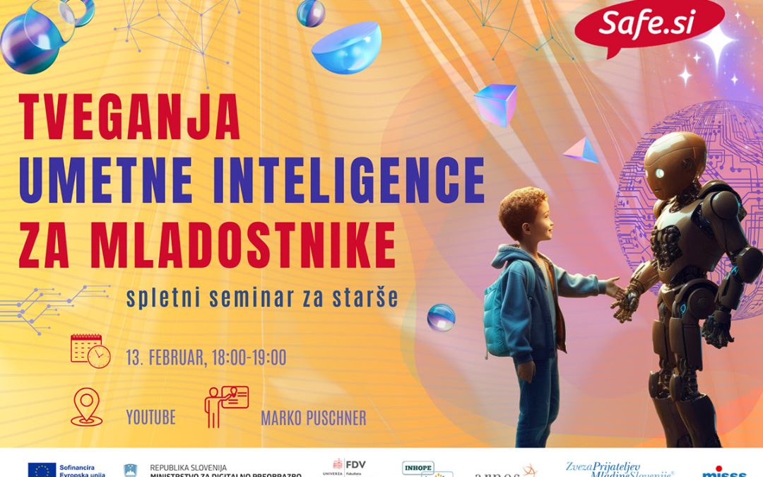 Spletno predavanje Tveganja umetne inteligence za mladostnike