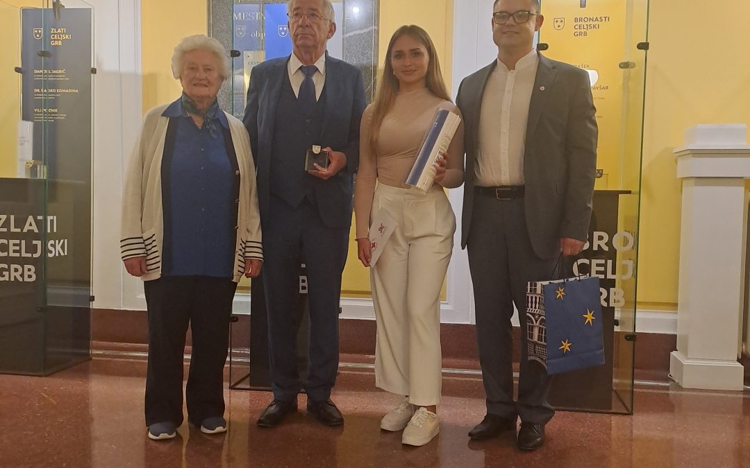 Srebrni celjski grb za RK Celje