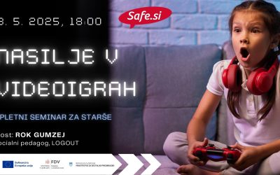 Brezplačno spletno predavanje Nasilje v videoigrah